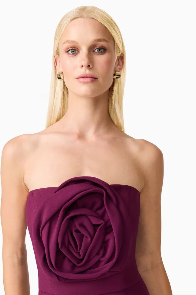 Elliatt Theresa Midi Dress - Grape - Image 6