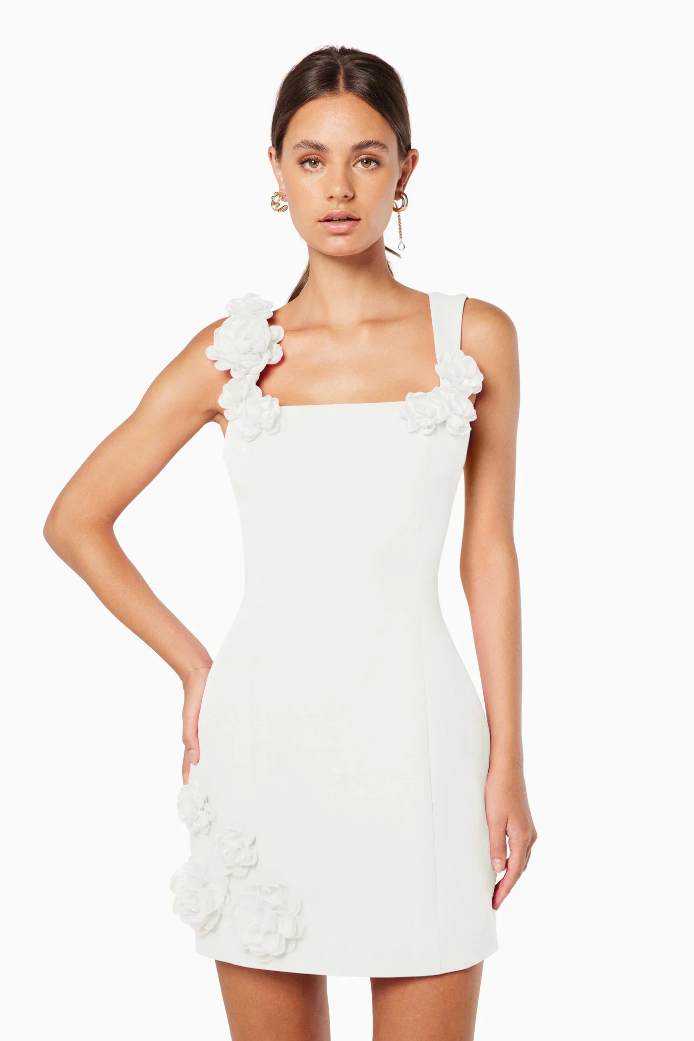 Elliatt Trompe Dress - White - Image 2