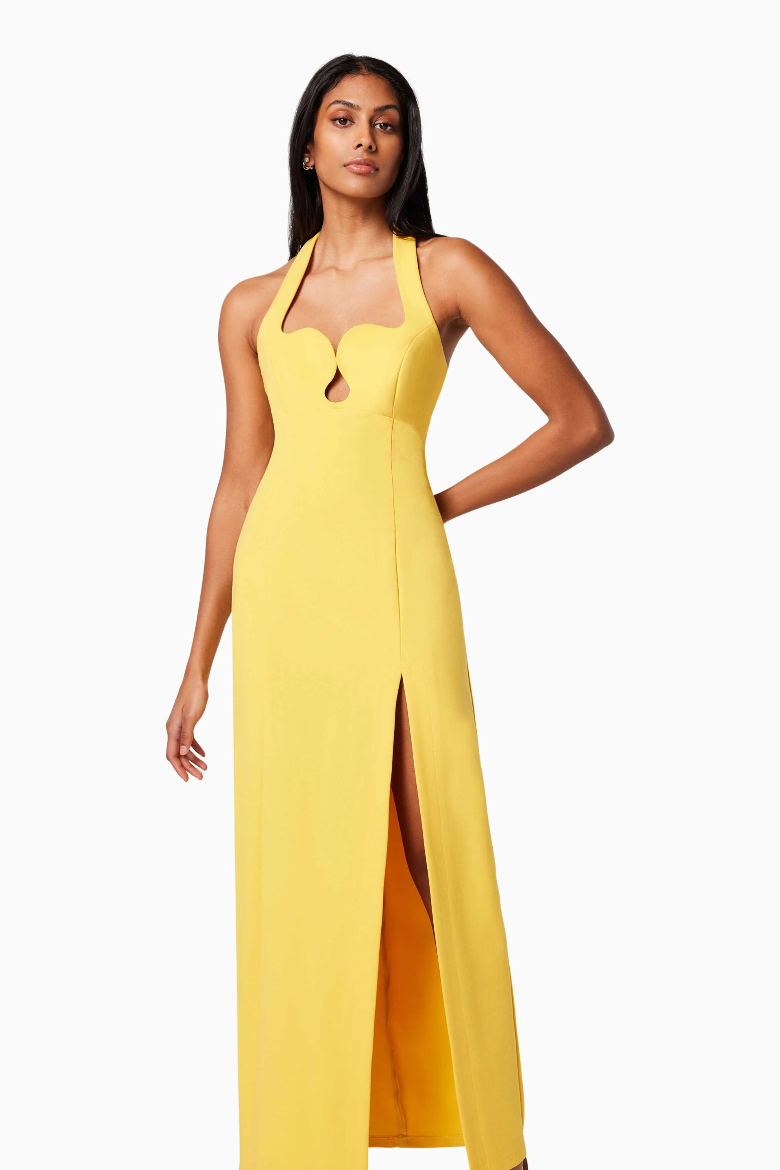 Elliatt Tuning Dress - Yellow - Image 3