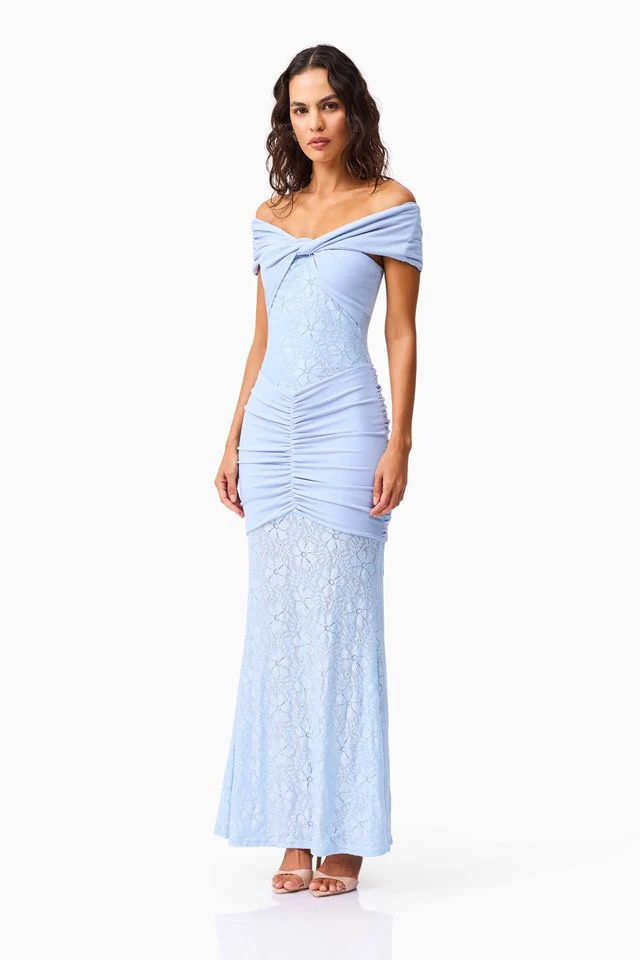 Elliatt Valencia Gown - Baby Blue - Image 4