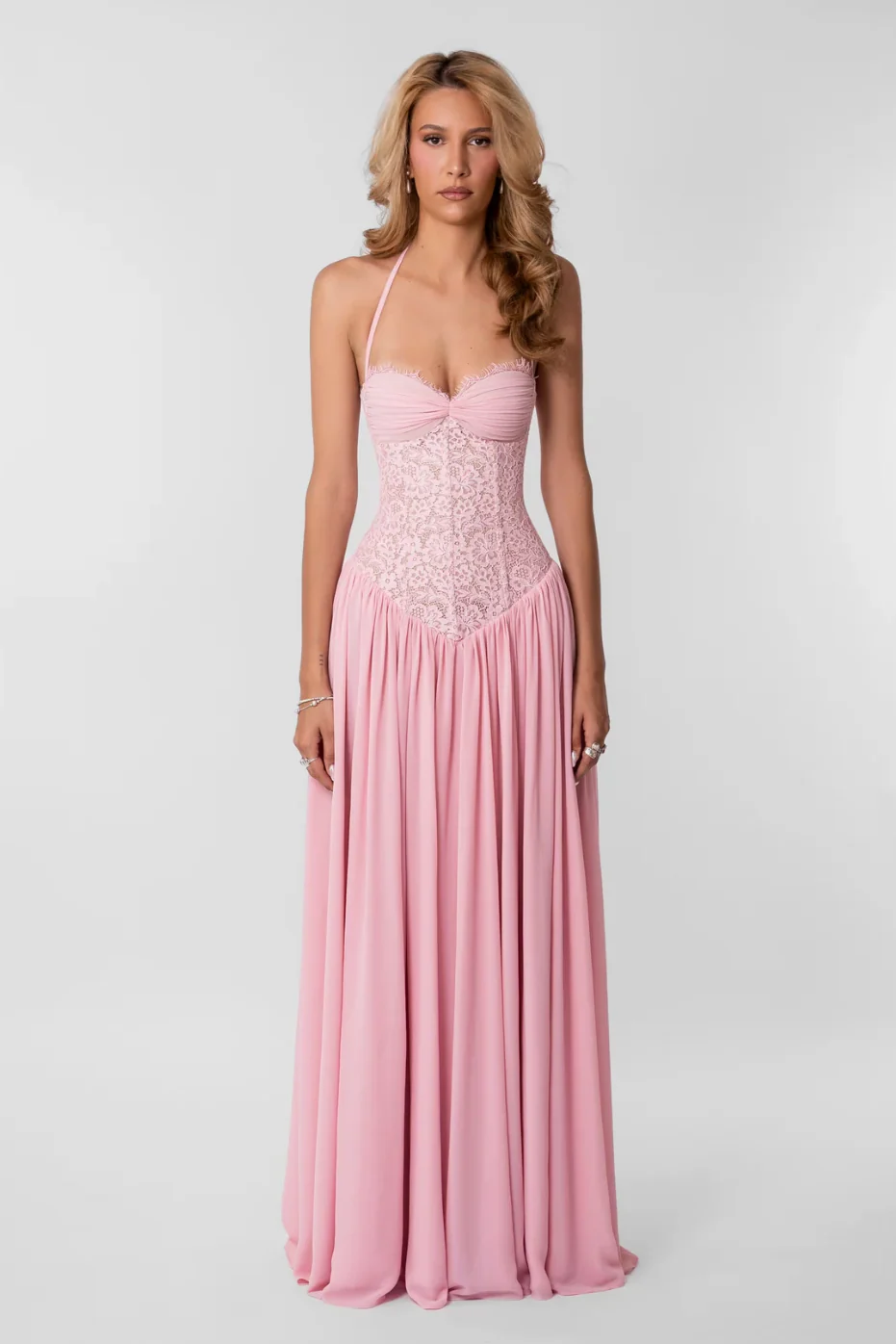 Fenity Faye Maxi Dress - Pink