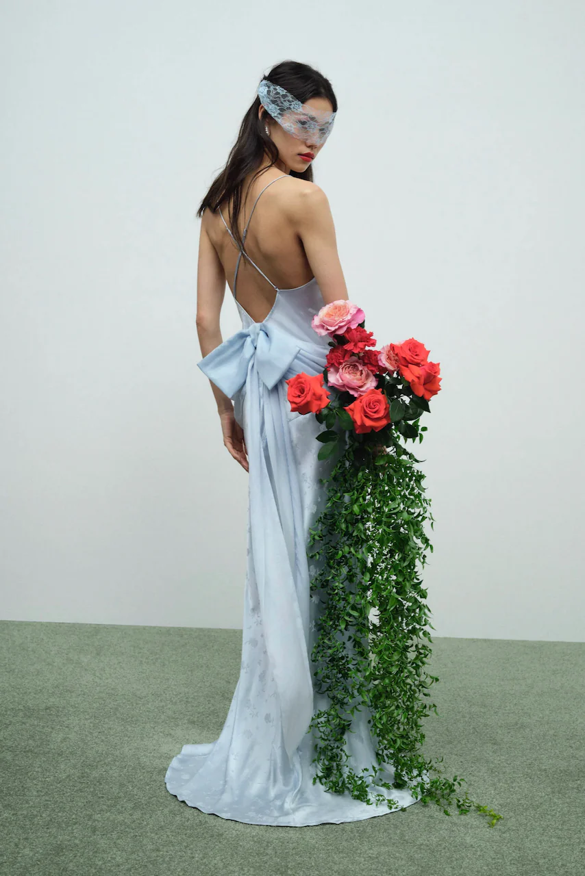 For Love & Lemons Daisy Gown - Baby Blue - Image 7