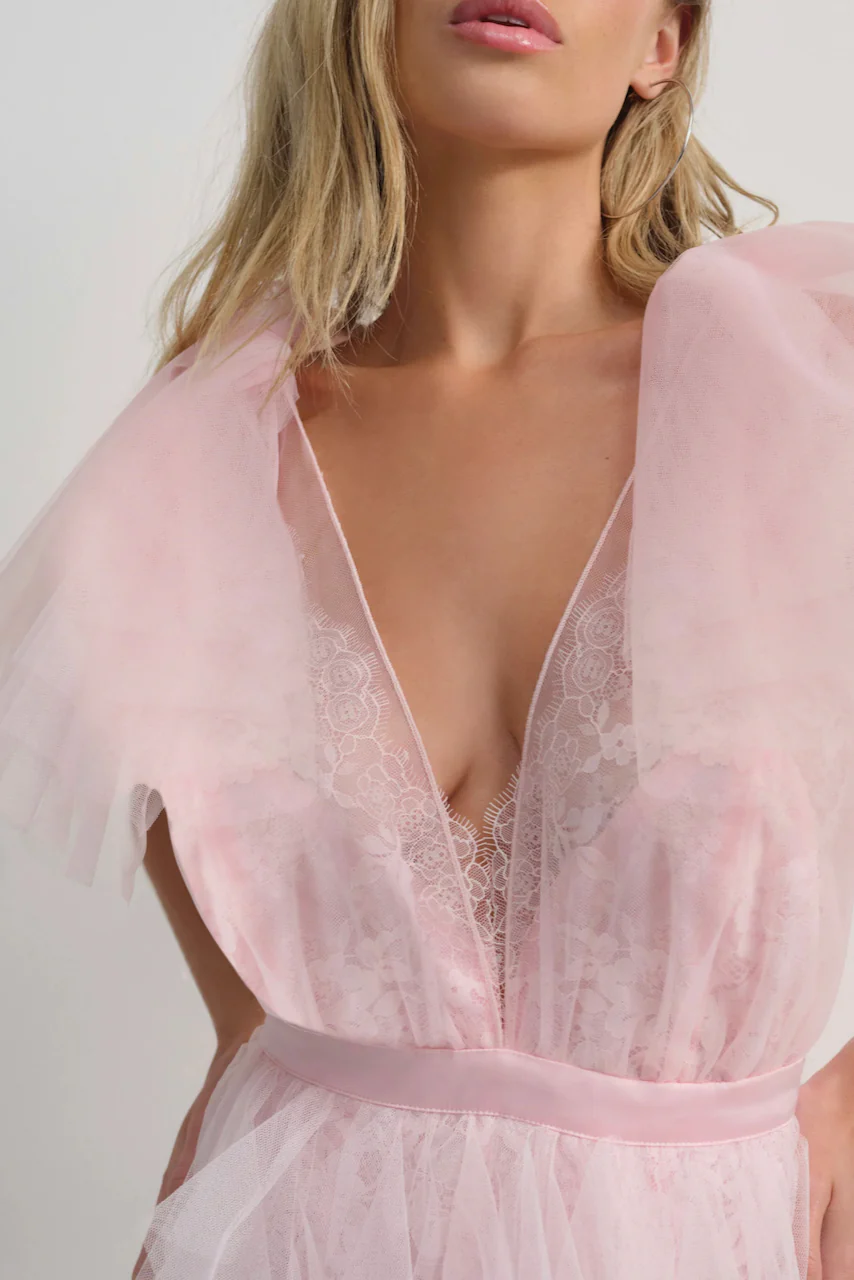 For Love & Lemons Maxine Gown - Pink - Image 2