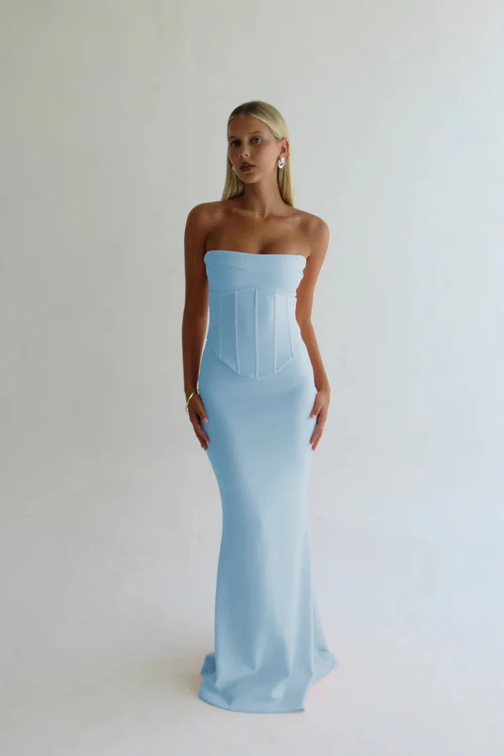 Hntr the Label Louie Gown - Baby Blue - Image 3