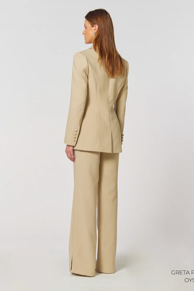 Kianna Greta Pant - Oyster - Image 2