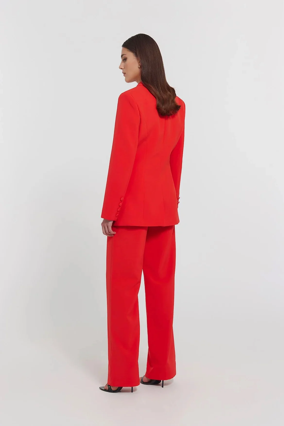 Kianna Sienna Blazer - Red - Image 3