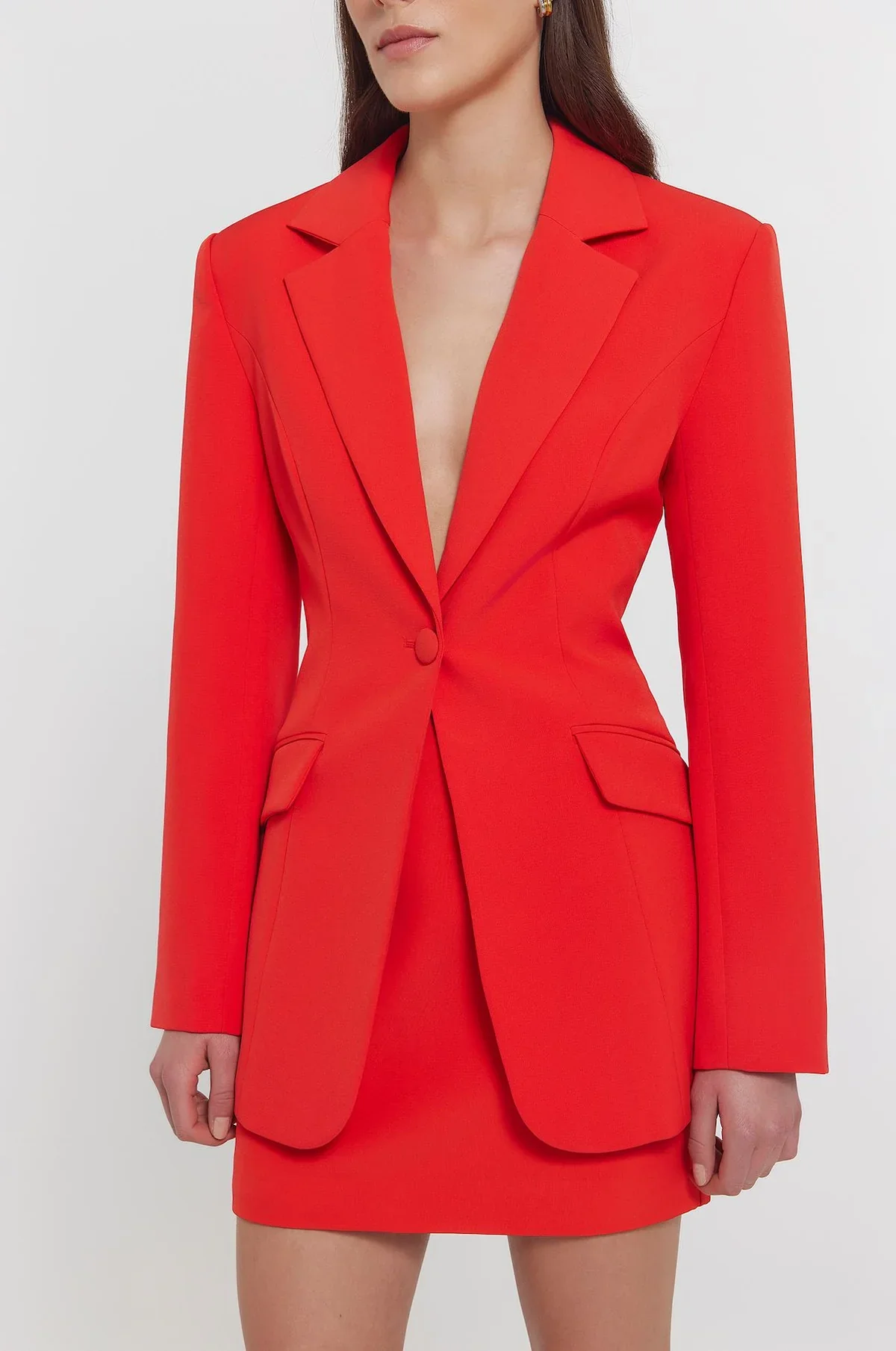 Kianna Sienna Blazer - Red - Image 5