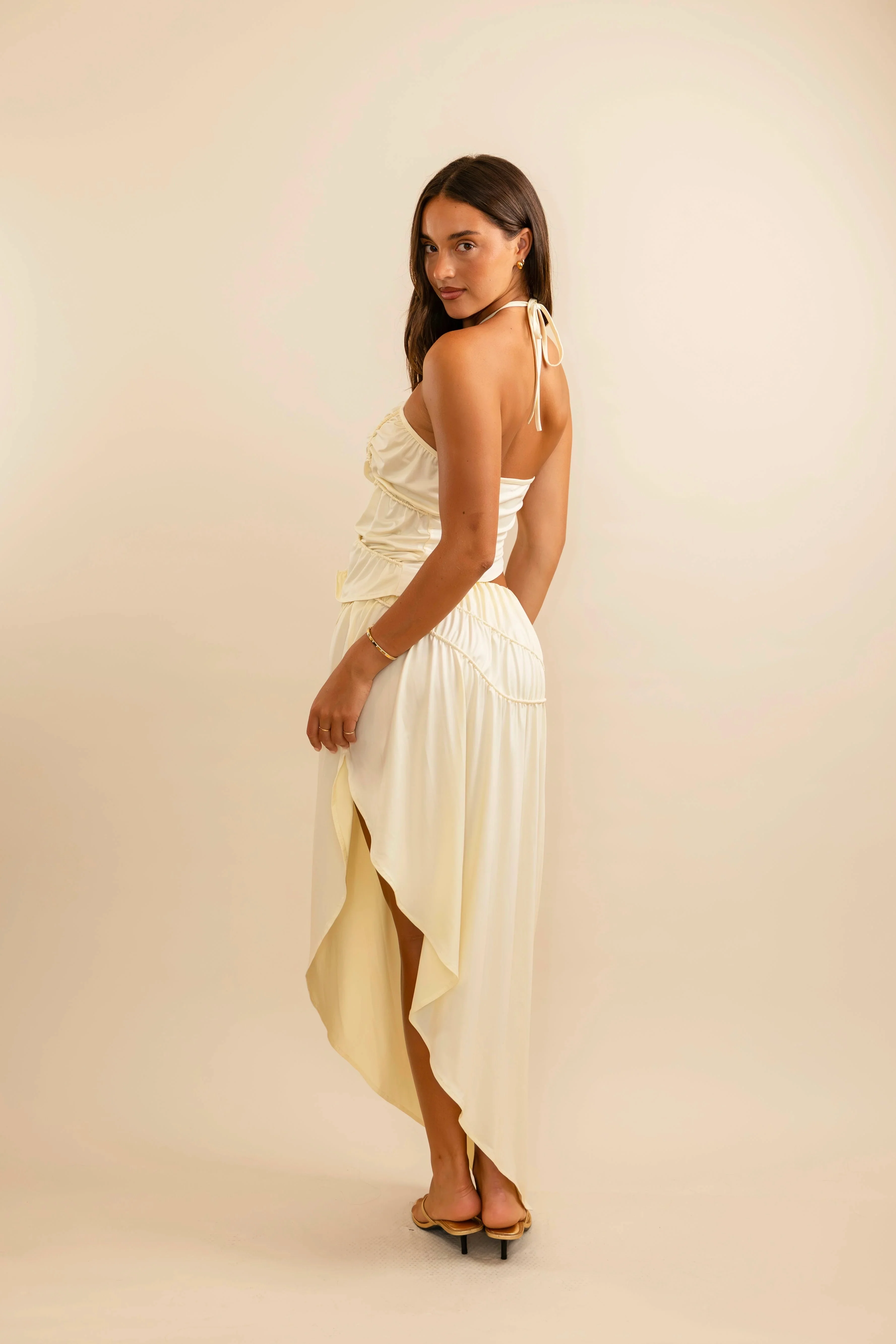Koster Kulture Fleur Skirt - Cream - Image 4