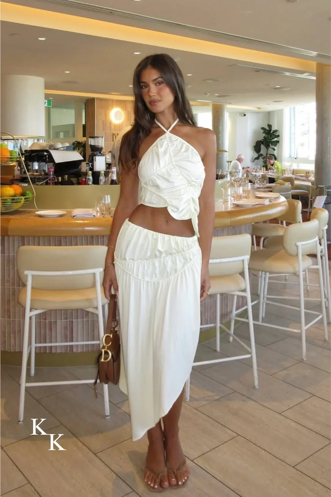 Koster Kulture Fleur Top - Cream - Image 6