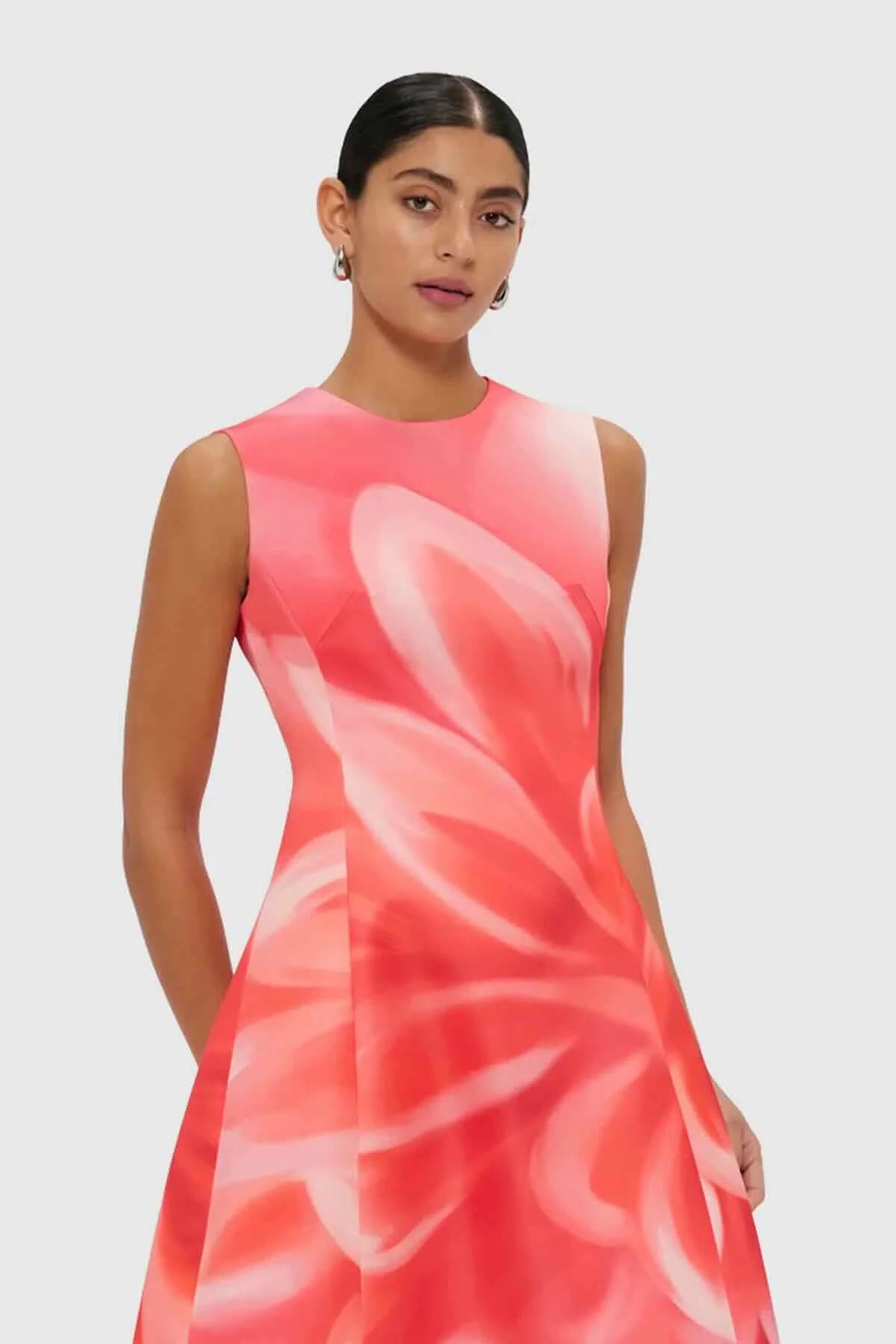 Leo Lin Cleo Sleeveless Midi Dress - Prism Print - Image 2