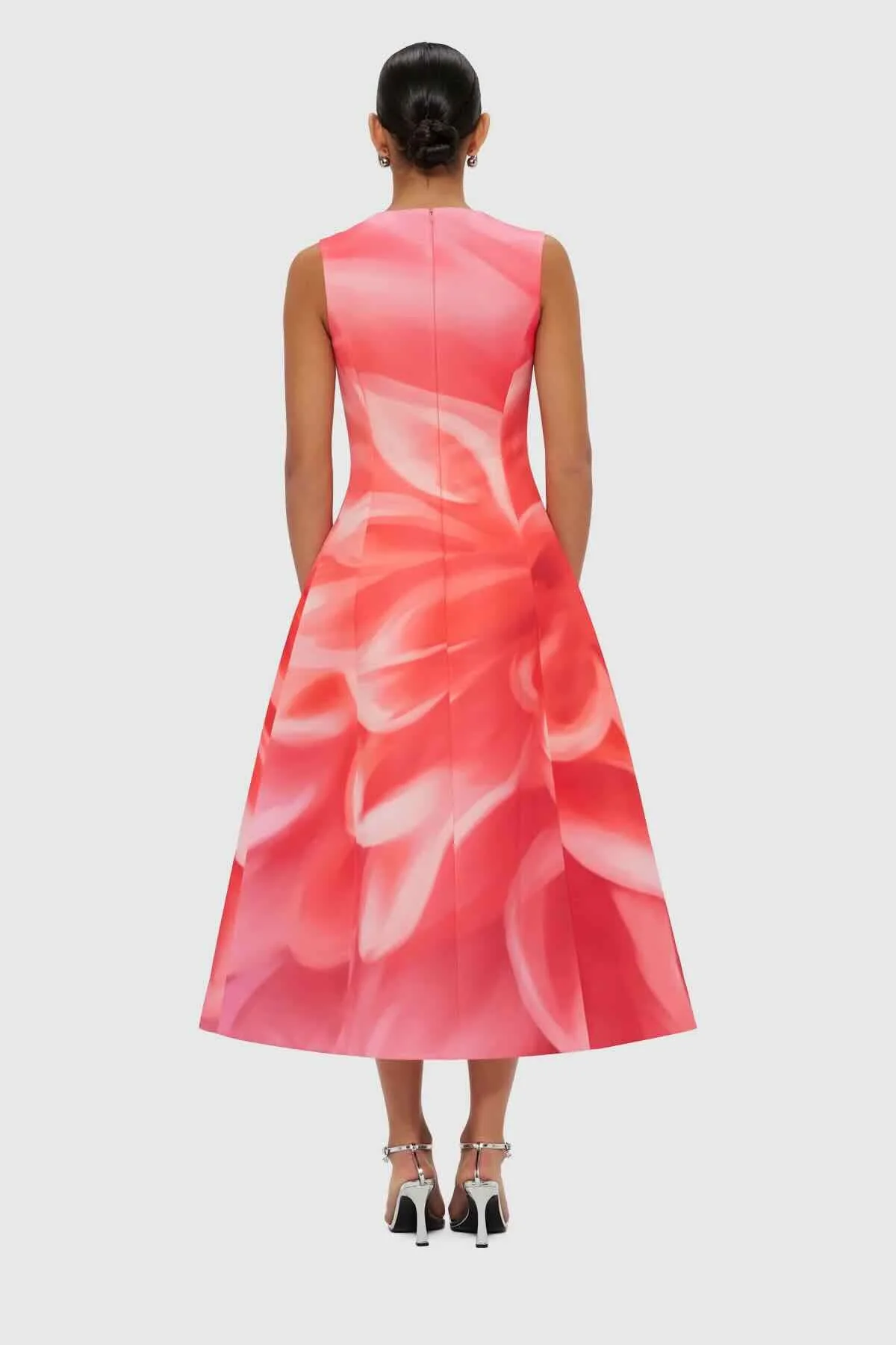 Leo Lin Cleo Sleeveless Midi Dress - Prism Print - Image 5