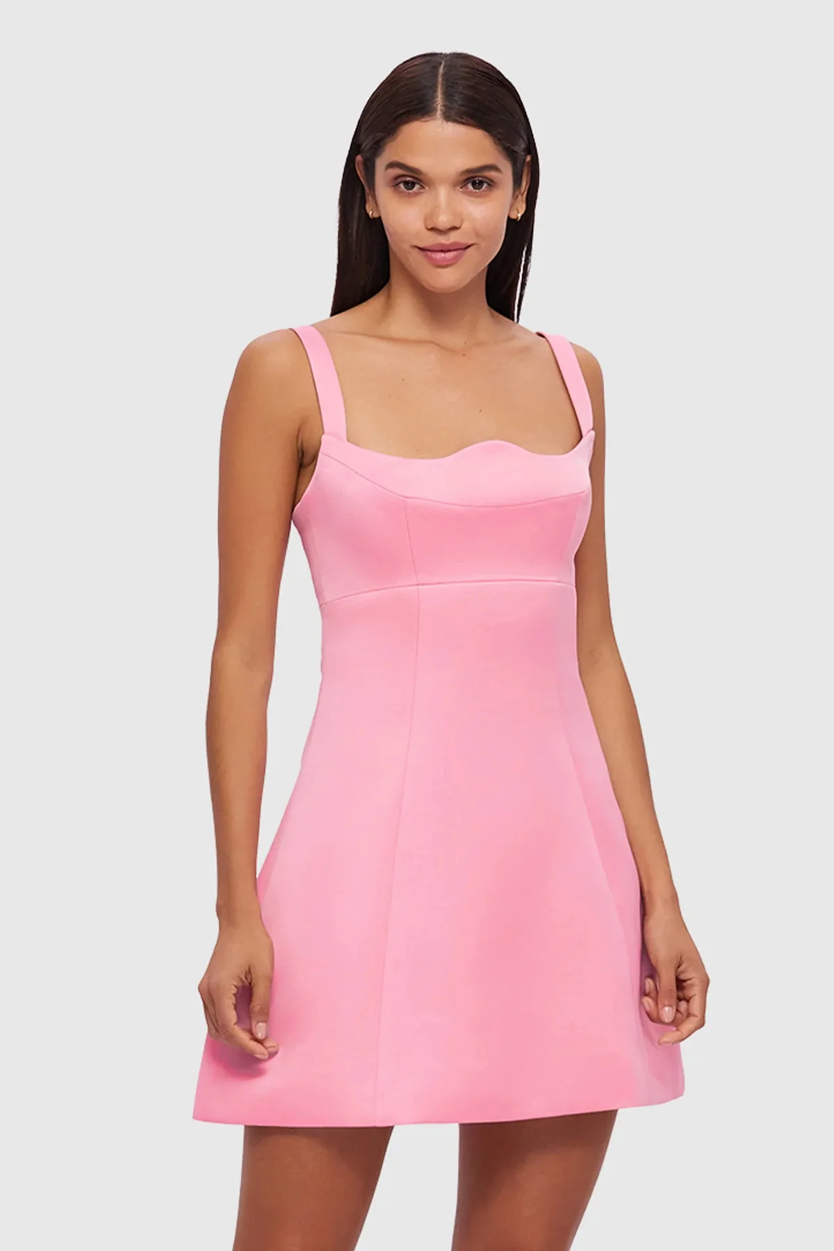 Leo Lin Jacinta Mini Dress - Bubblegum - Image 2