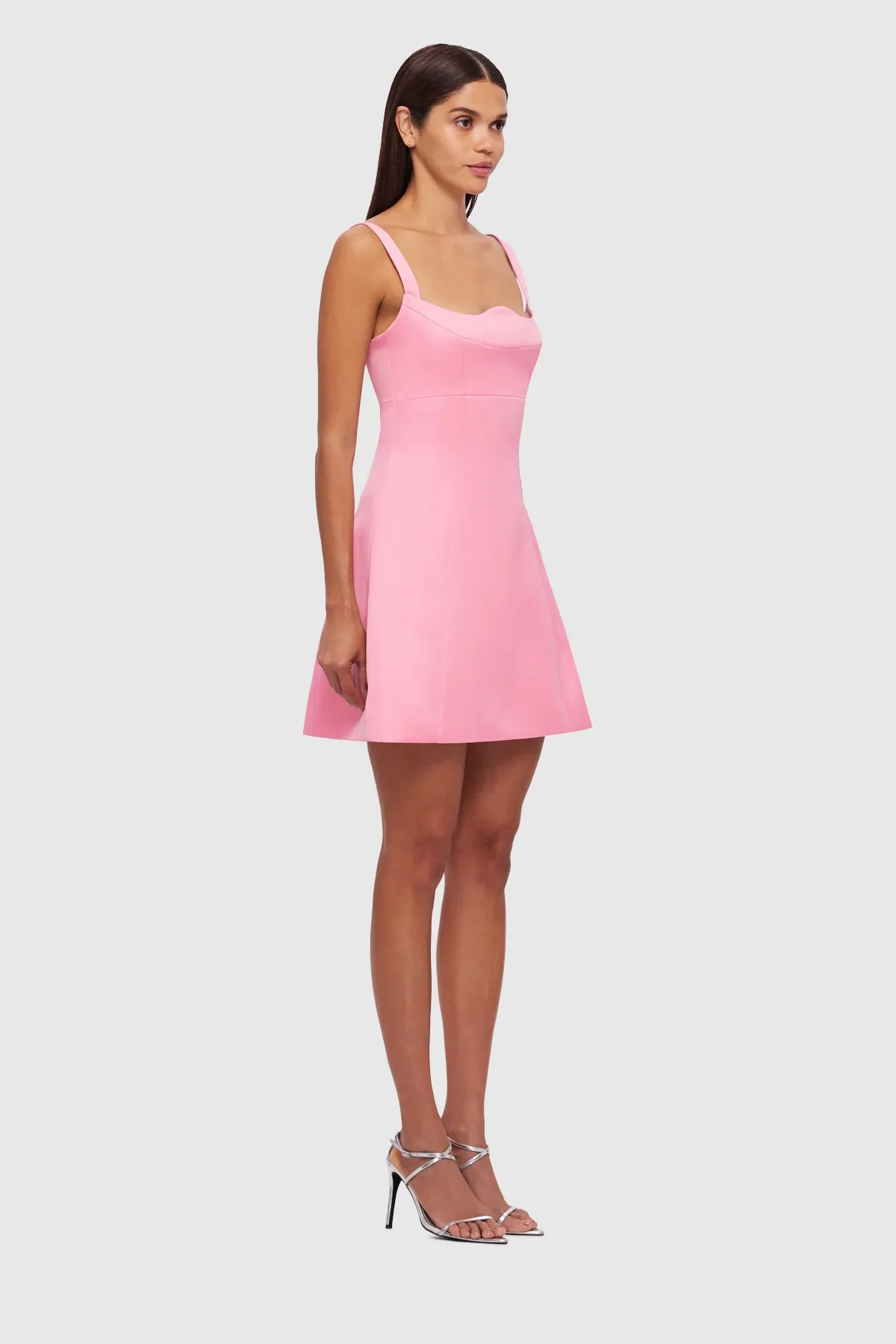 Leo Lin Jacinta Mini Dress - Bubblegum - Image 3