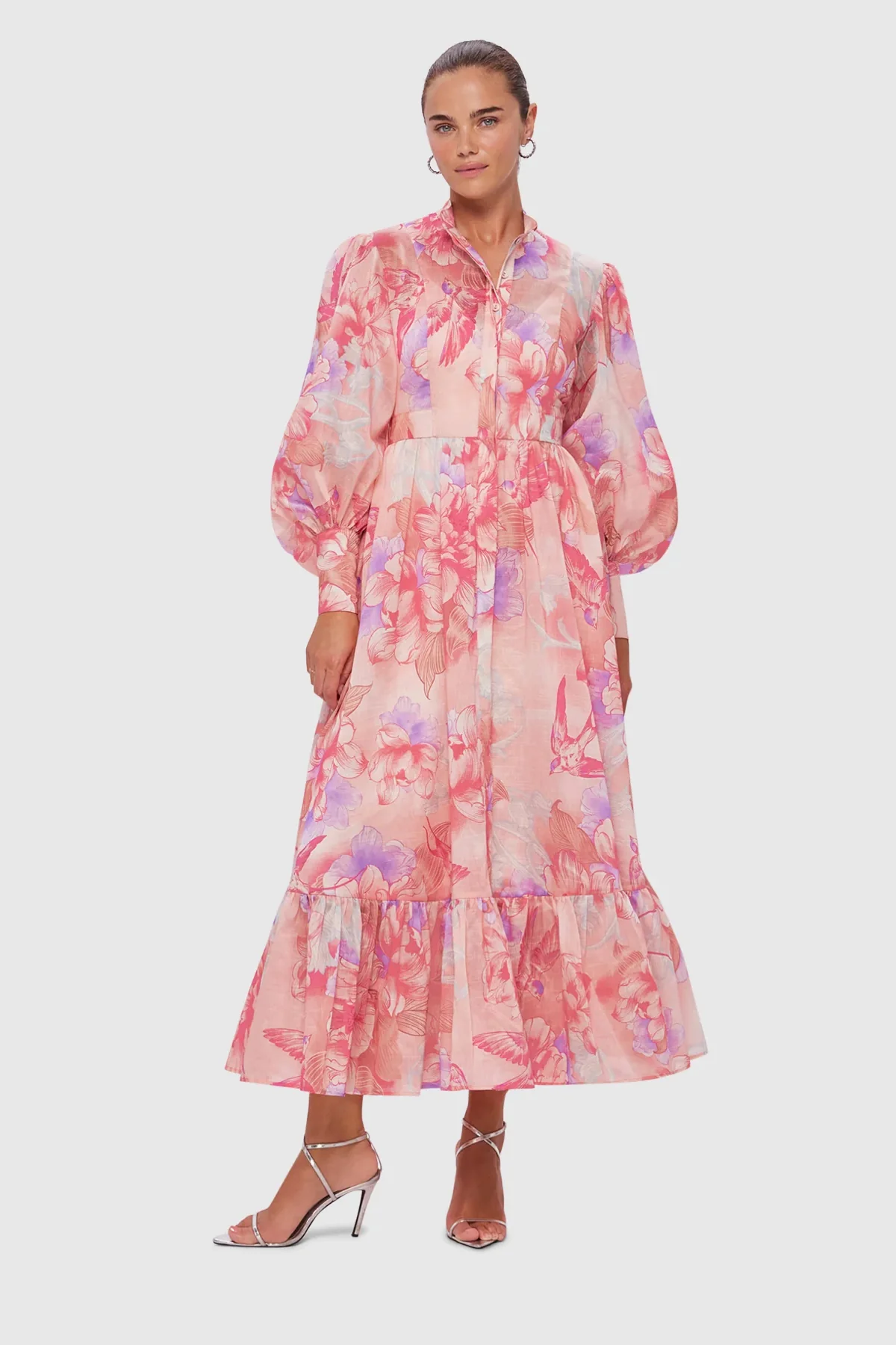 Leo Lin Nayla Midi Dress - Lush - Image 5
