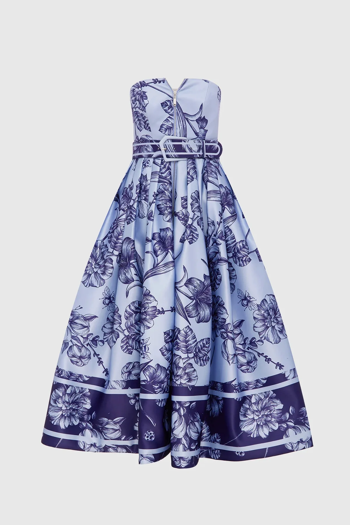 Leo Lin Norine Bustier Midi Dress - Hyacinth - Image 6