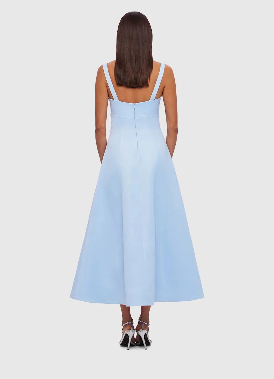 Leo Lin Odette Midi Dress - Sky Blue - Image 5