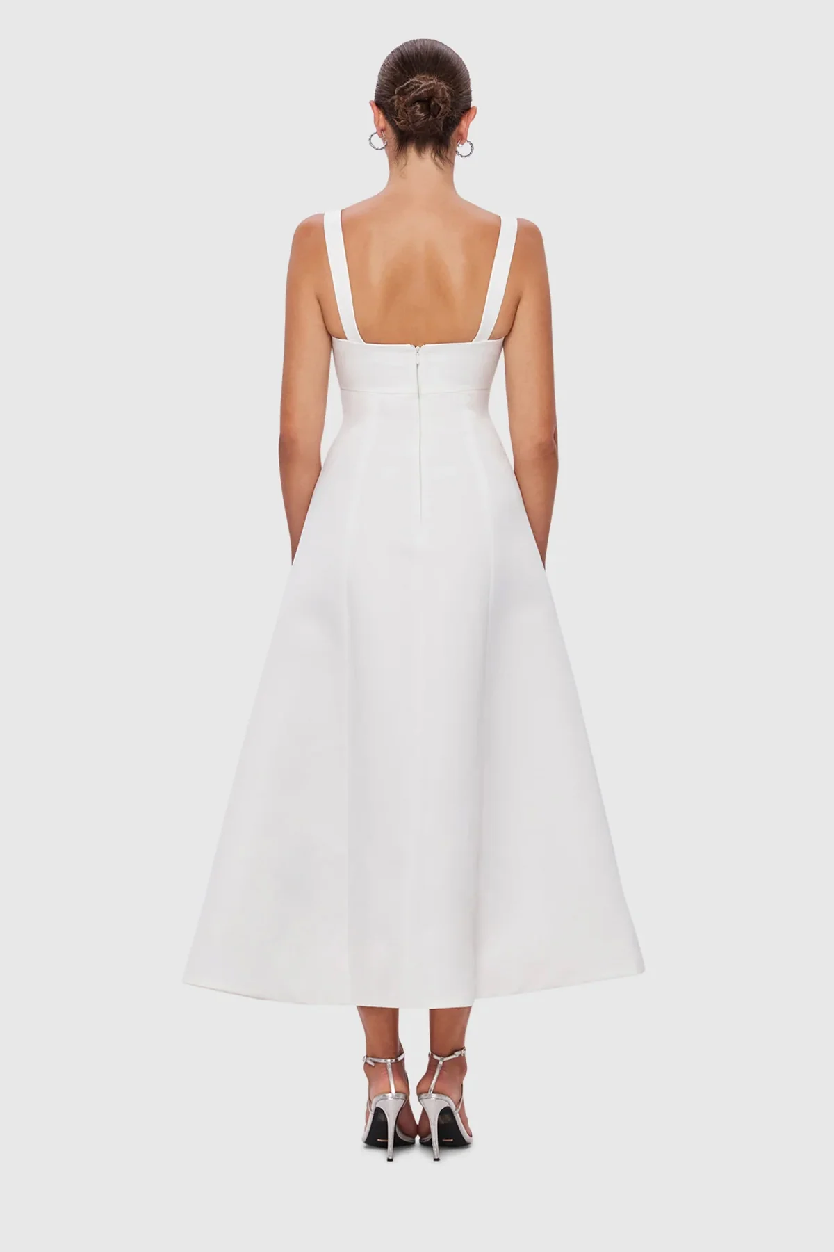 Leo Lin Odette Midi Dress - Snow - Image 4