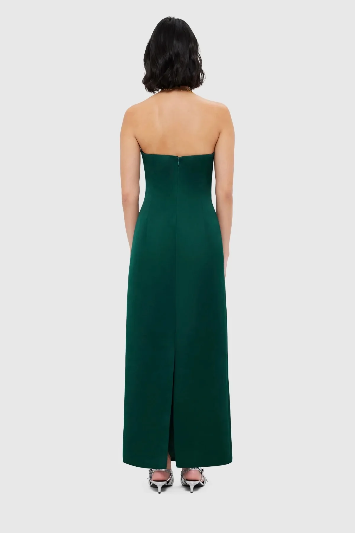 Leo Lin Rayna Bustier Maxi Dress - Emerald - Image 6