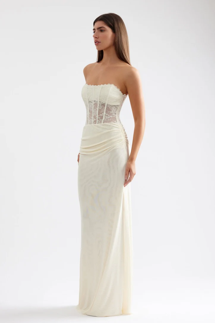 Lexi Alla Dress - Butter Cream - Image 3