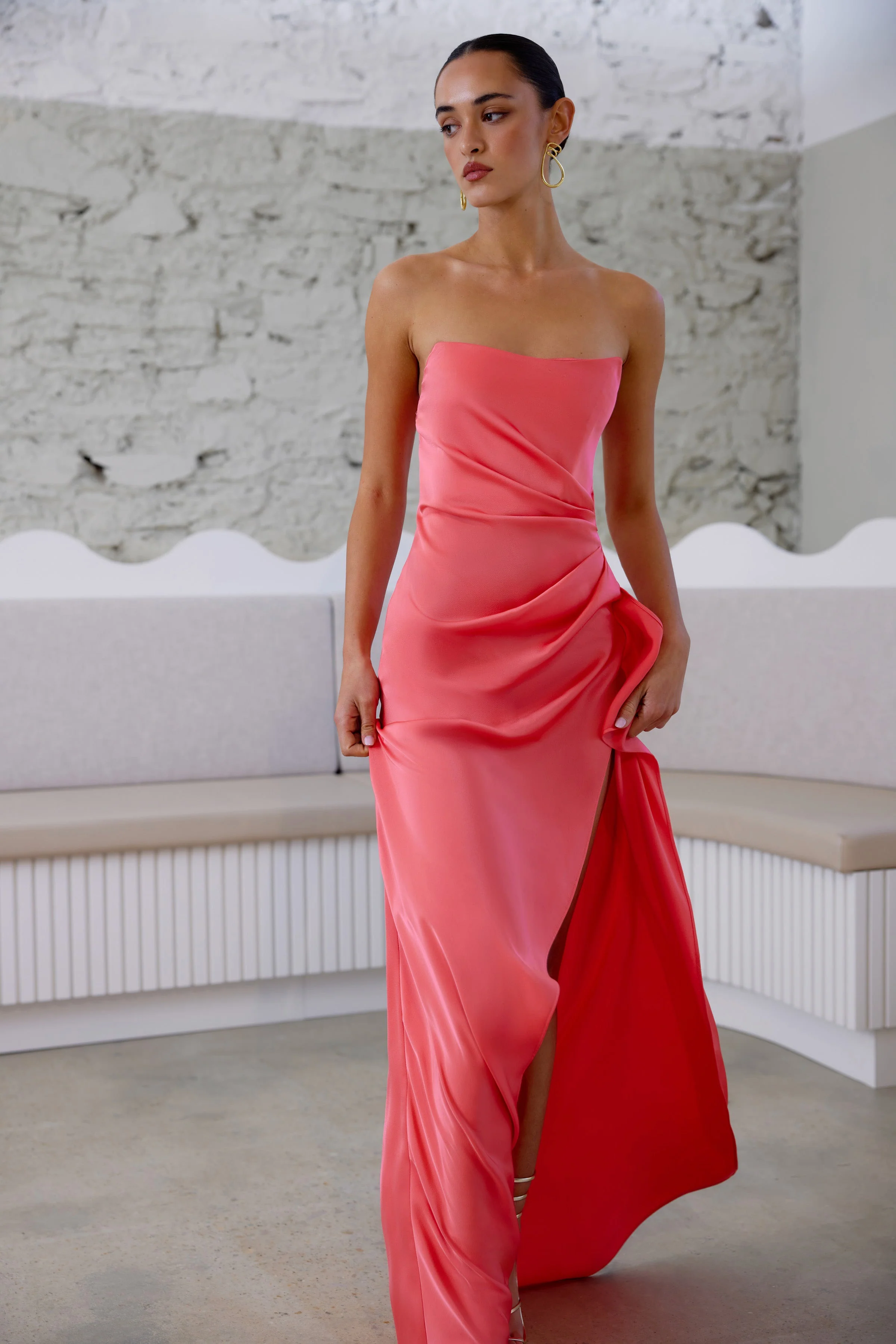 Lexi Alzira Dress - Flamingo - Image 2