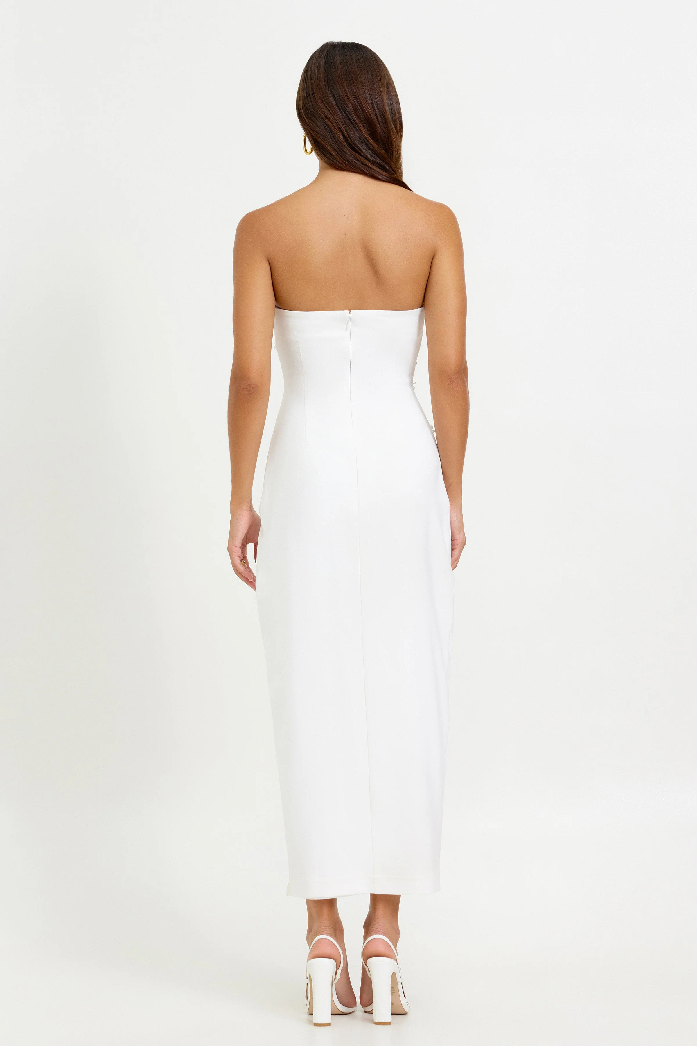 Lexi Bianca Dress - White - Image 5