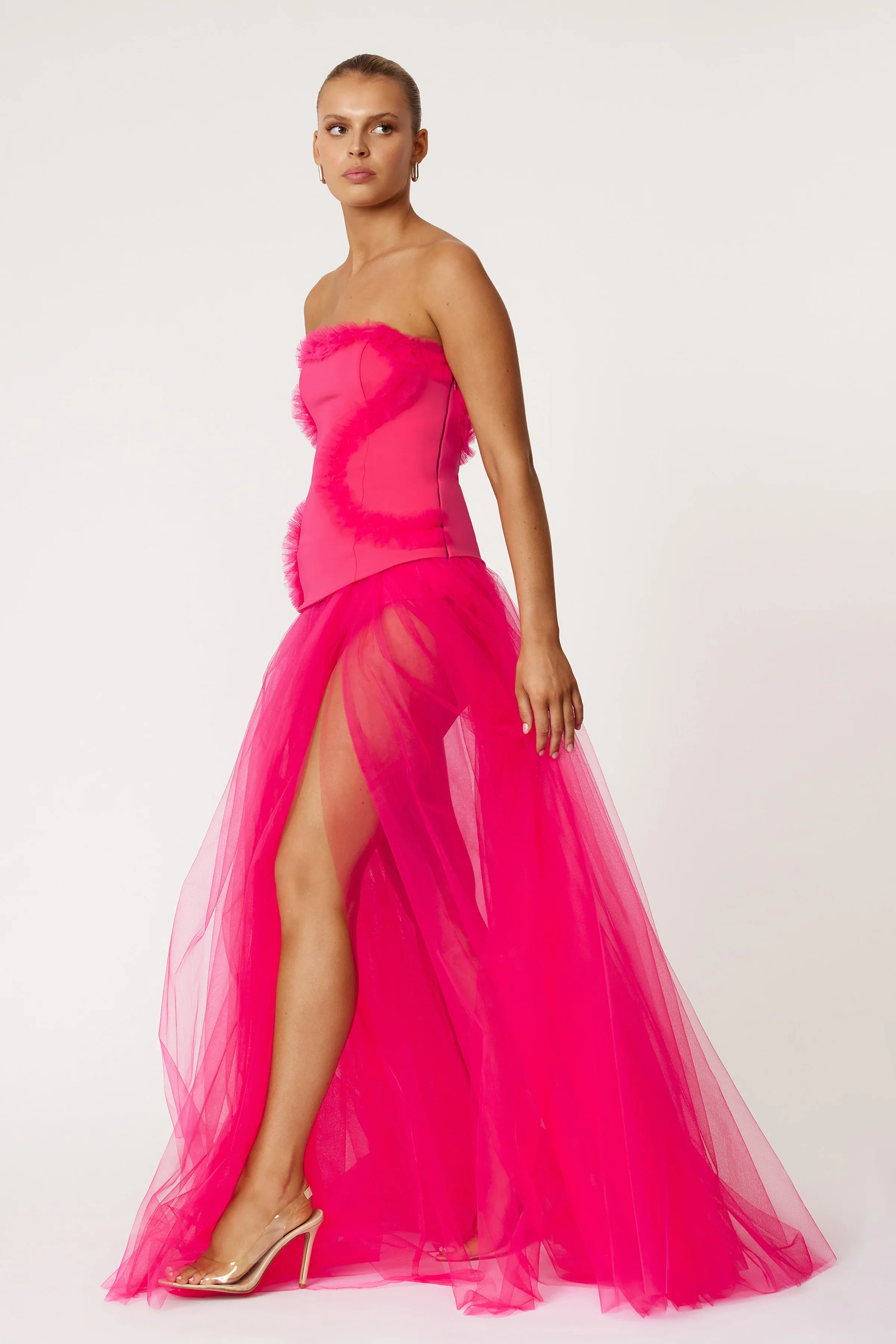Lexi Emilie Dress - Raspberry - Image 4