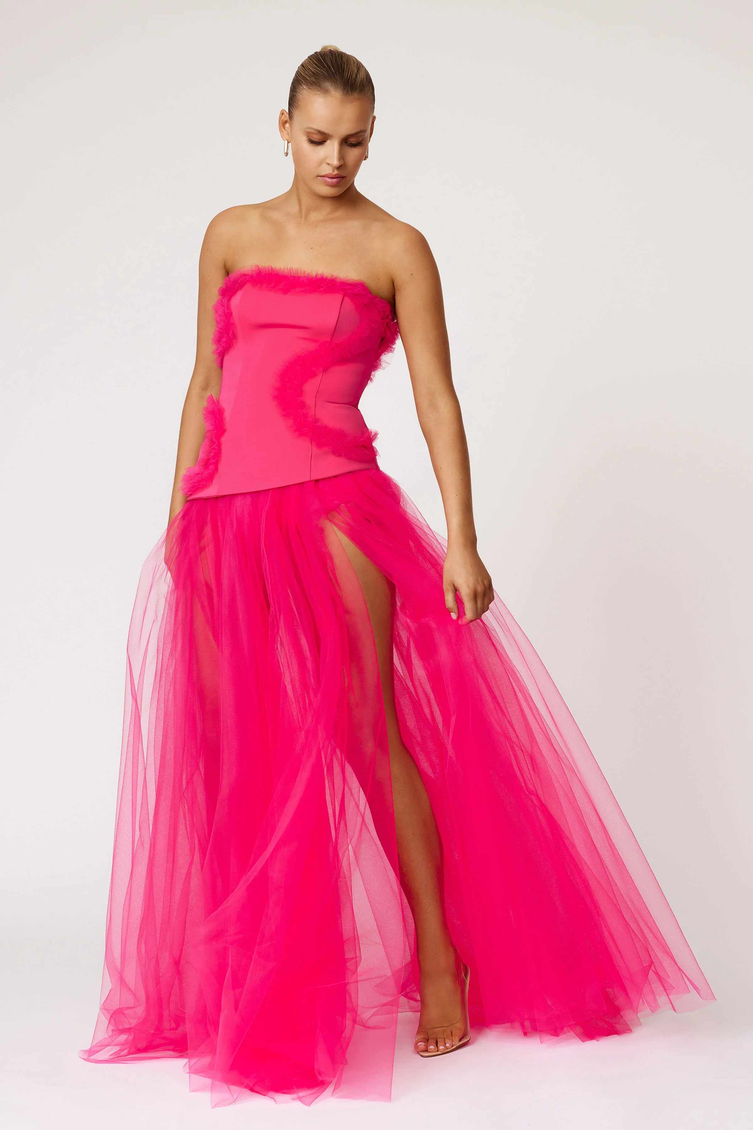 Lexi Emilie Dress - Raspberry - Image 6