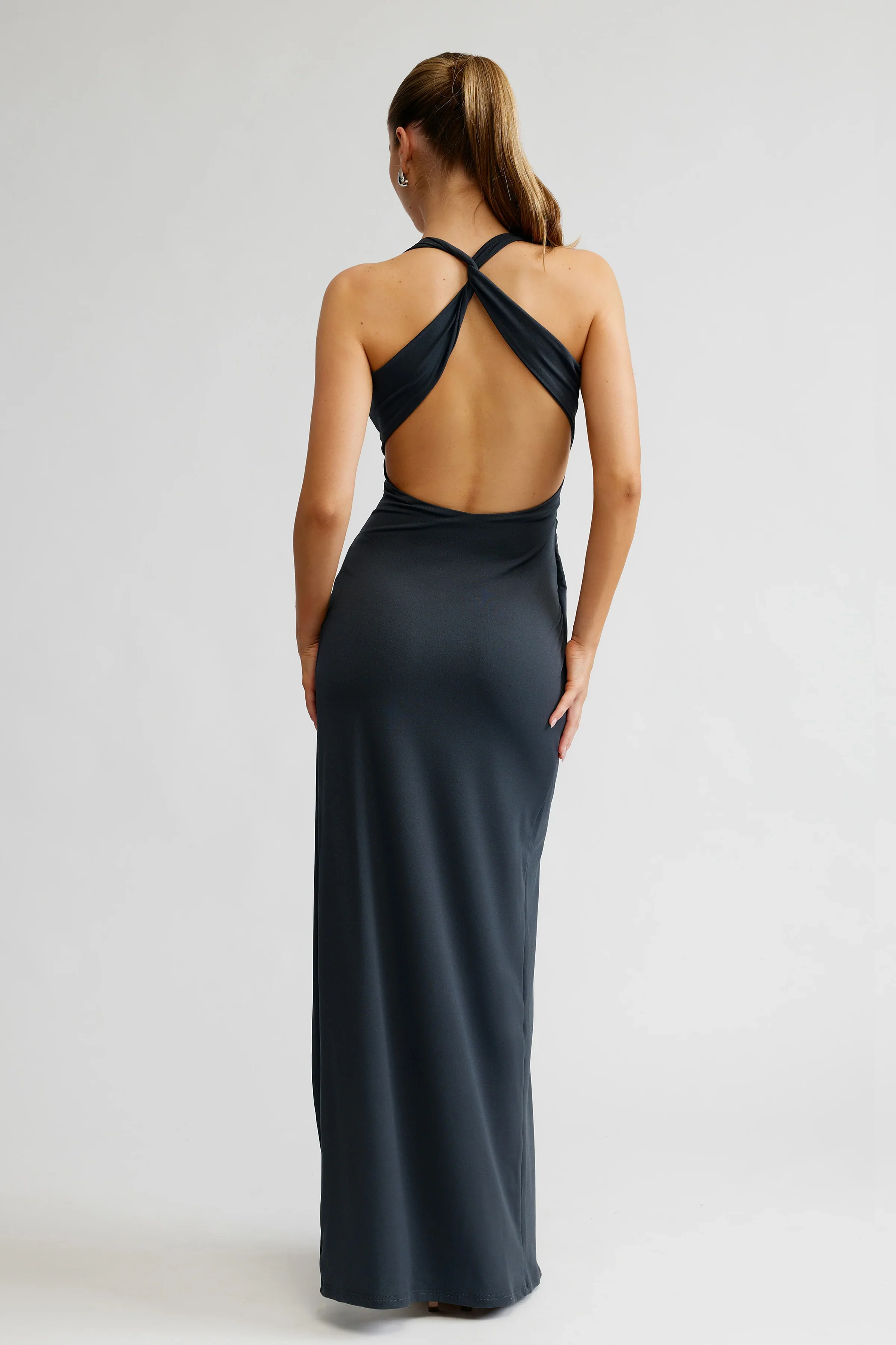 Lexi Iva Dress - Charcoal - Image 5