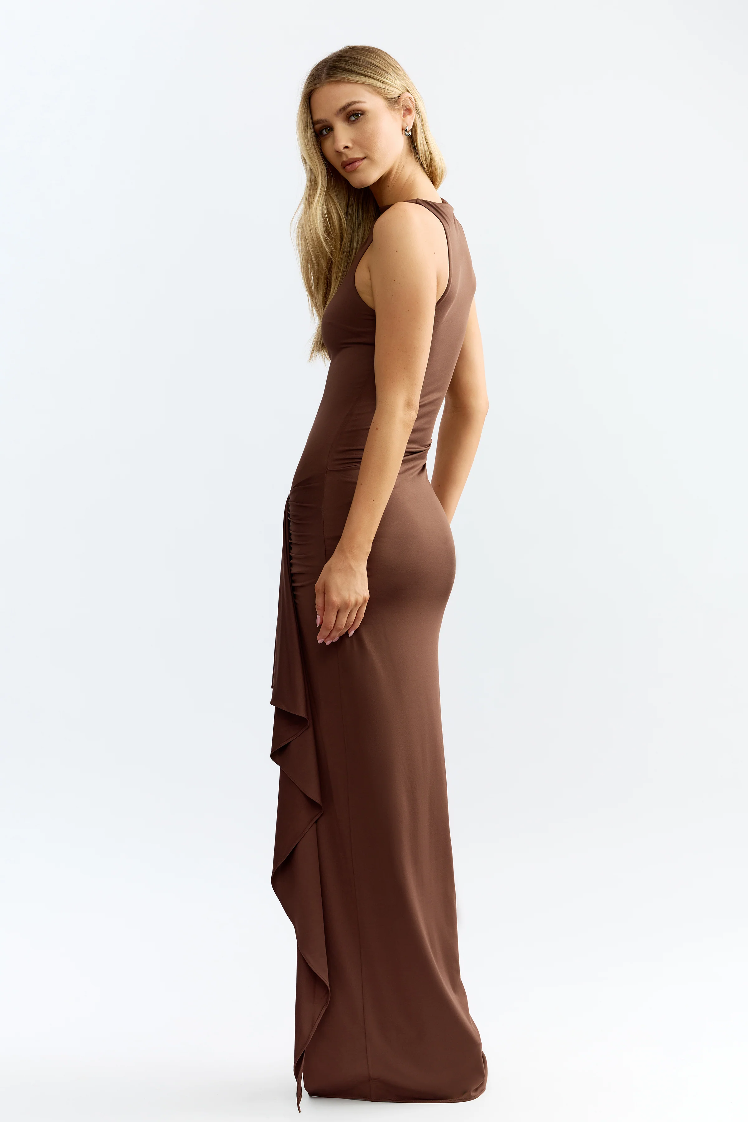 Lexi Koda Dress - Chocolate - Image 4