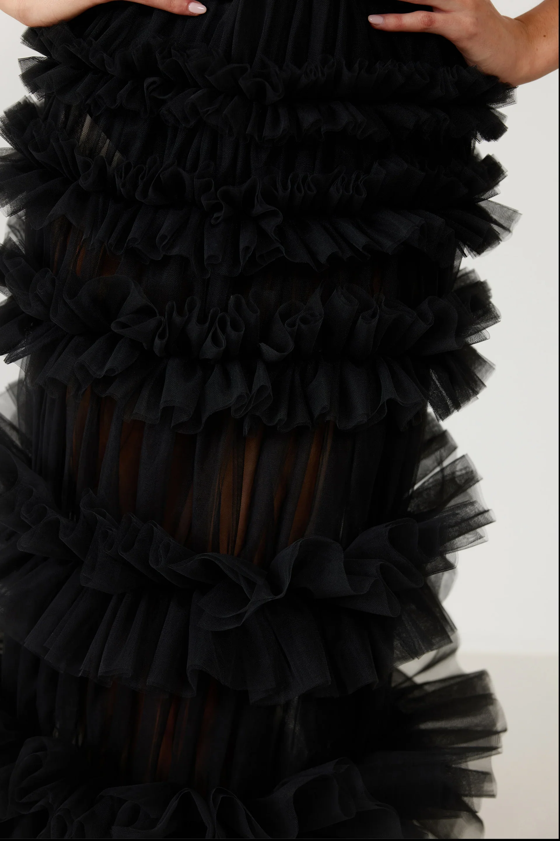 Lexi Mariella Dress - Charcoal - Image 7