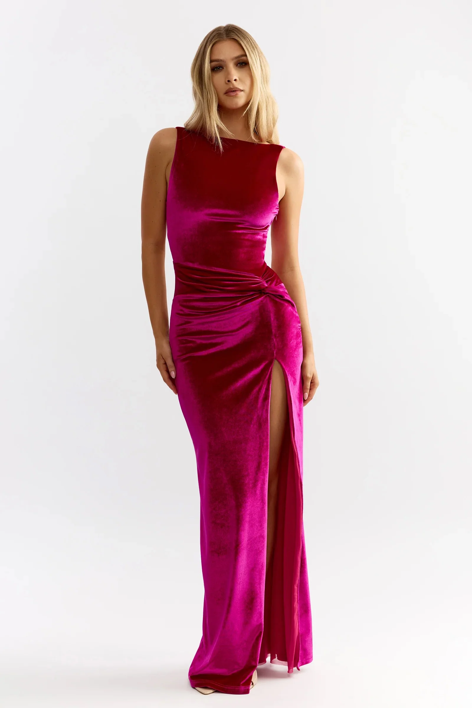 Lexi Whitney Dress - Berry