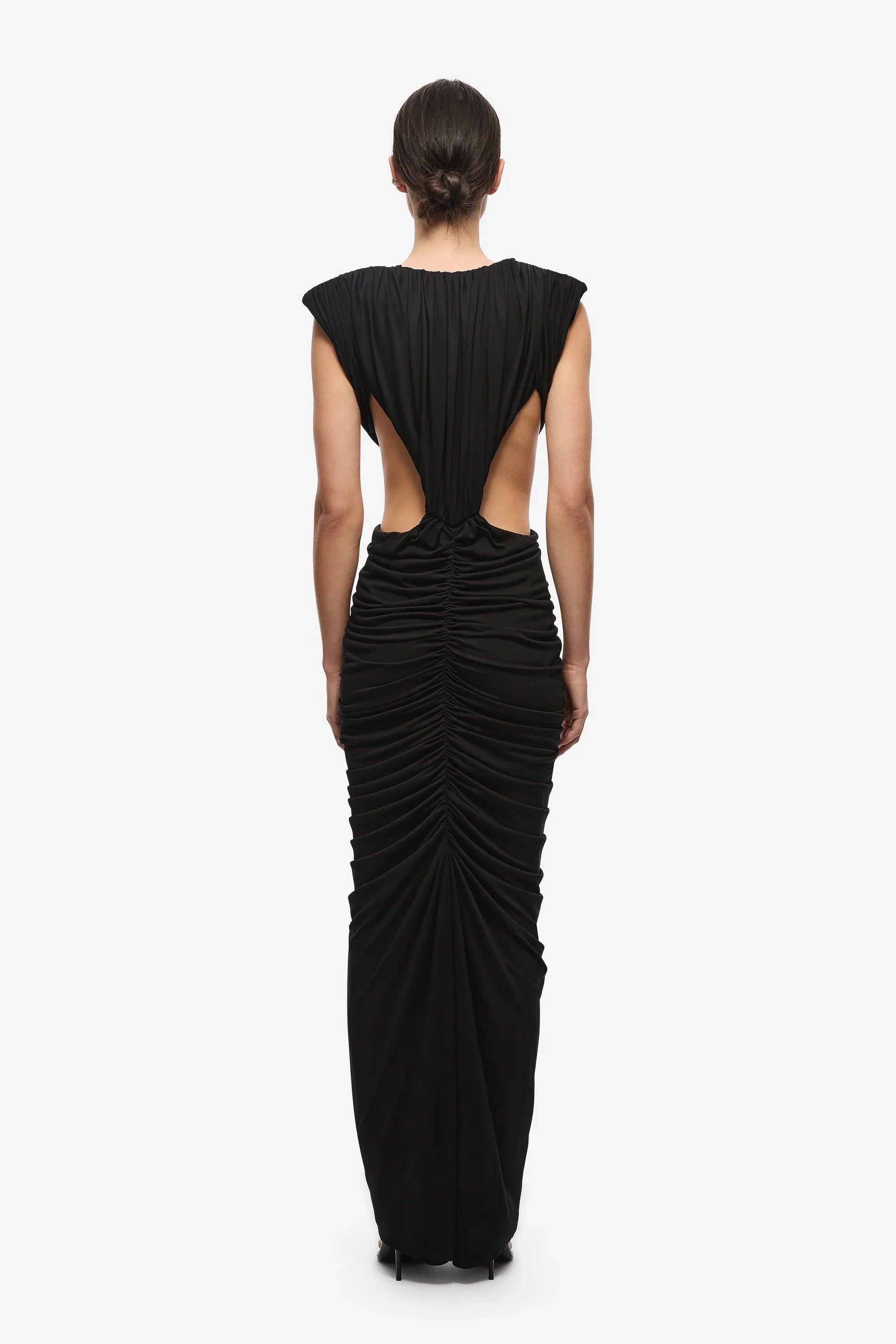 Misha Solacia Cupro Dress - Black - Image 3