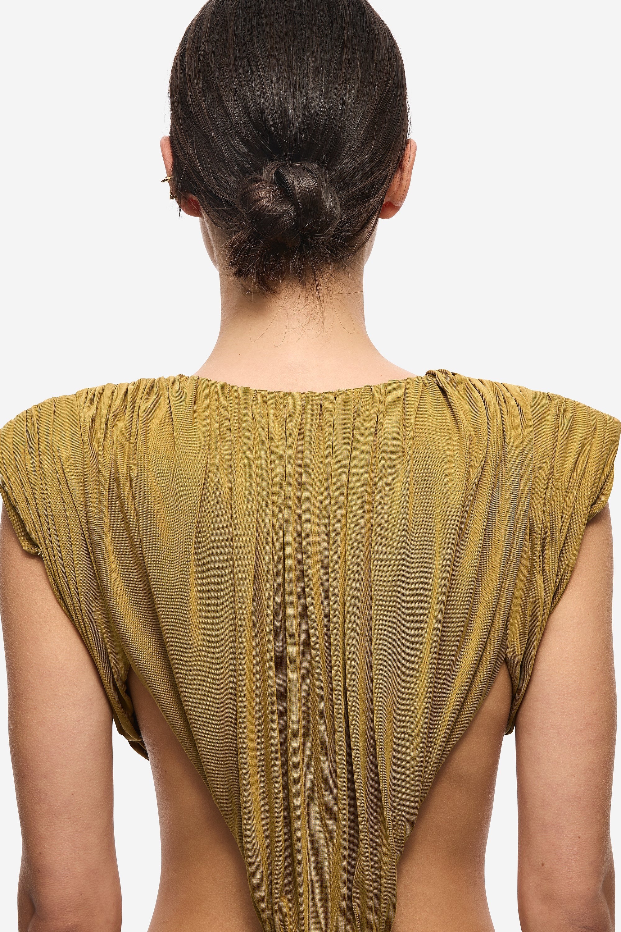 Misha Solacia Cupro Dress - Plantation - Image 6
