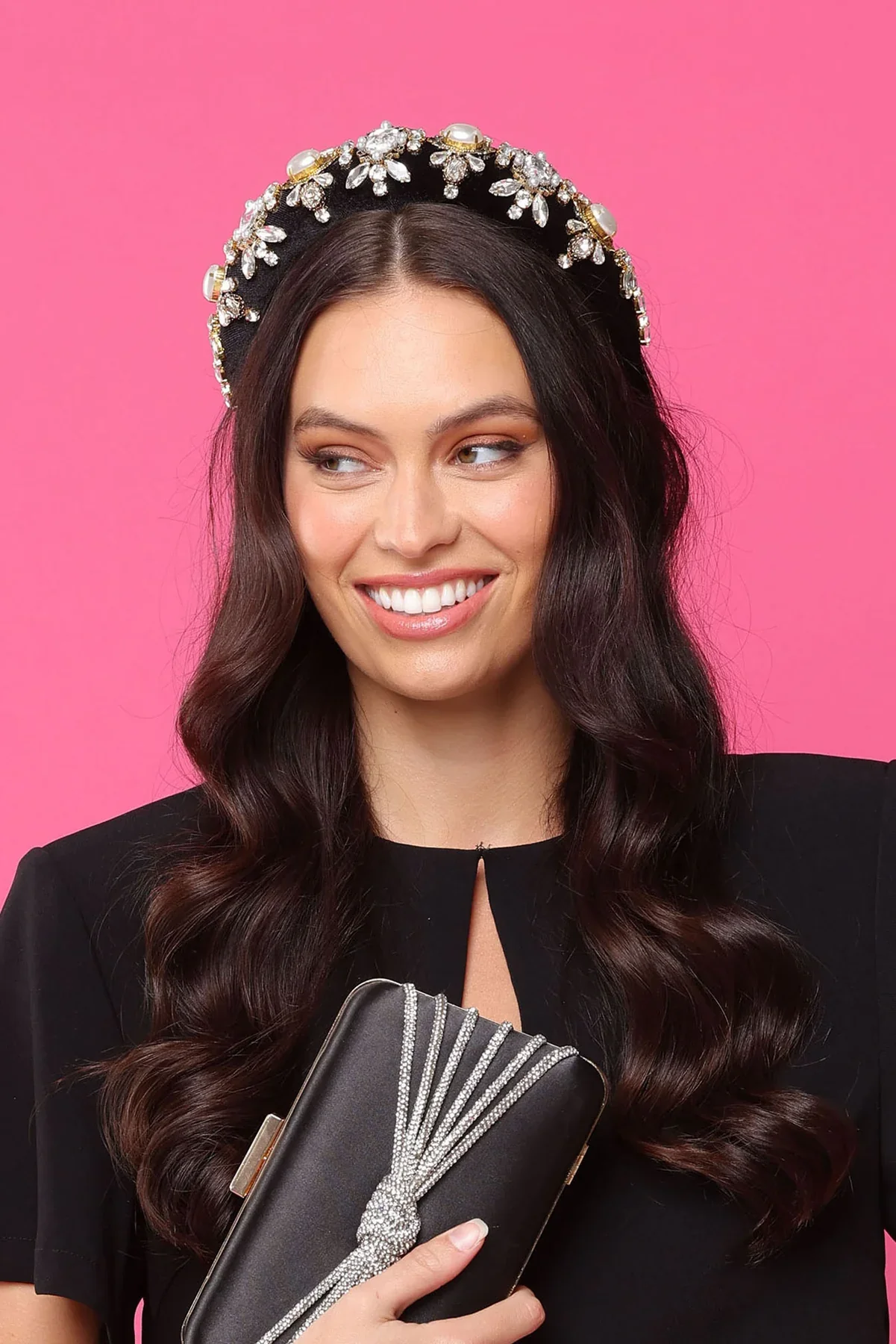 Morgan & Taylor Ophelia Headband - Black - Image 2