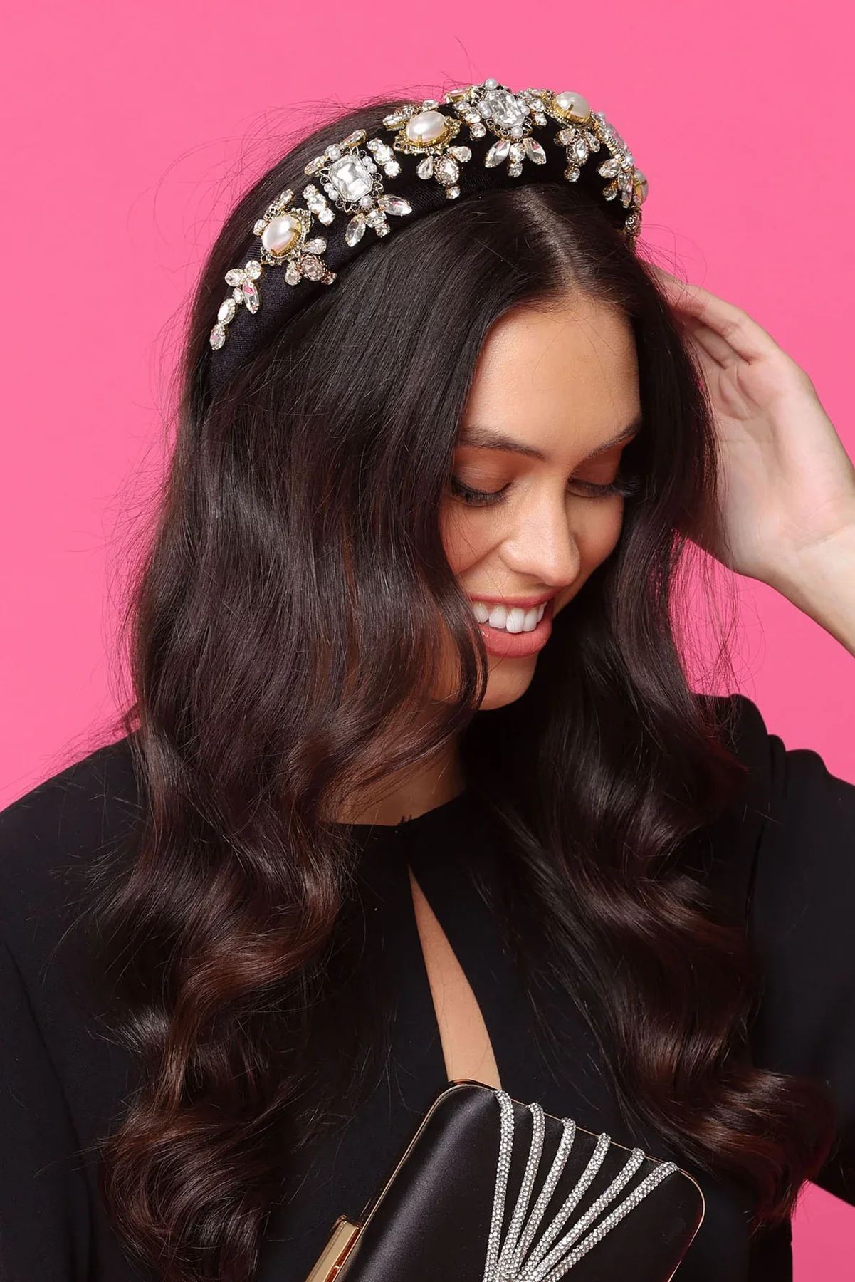 Morgan & Taylor Ophelia Headband - Black - Image 3