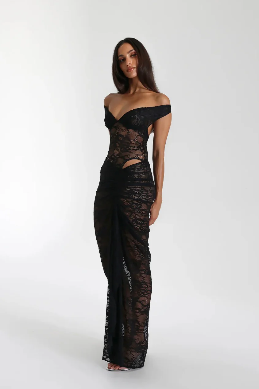 Natalie Rolt Aubrey Dress - Black - Image 3