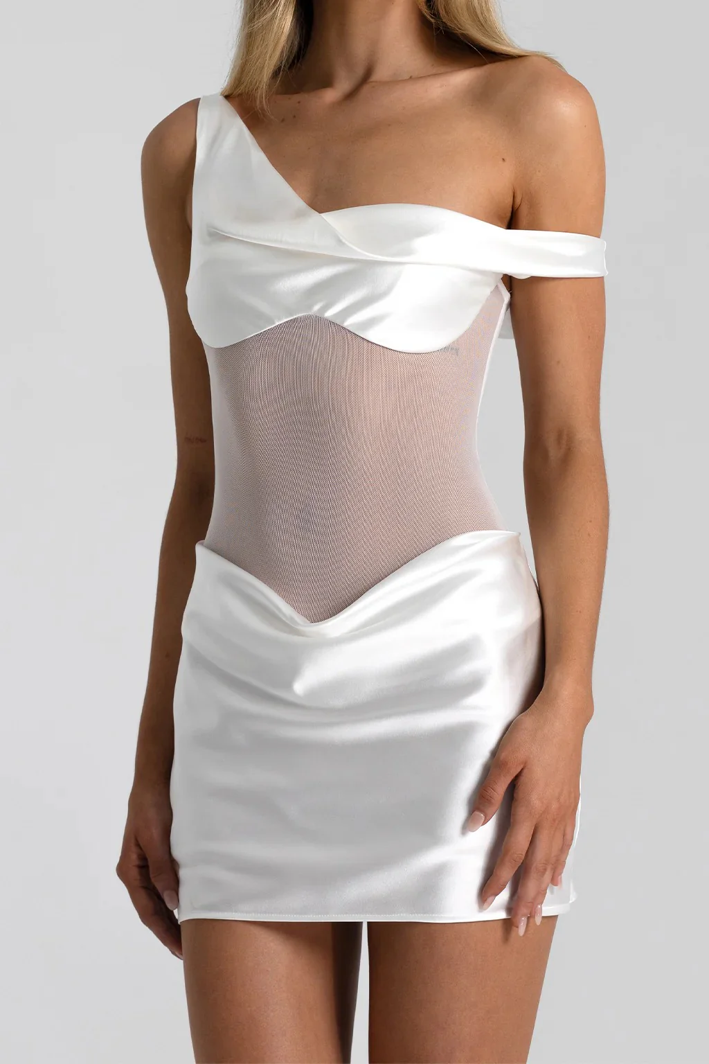 Natalie Rolt Elodie Mini Dress - White - Image 2