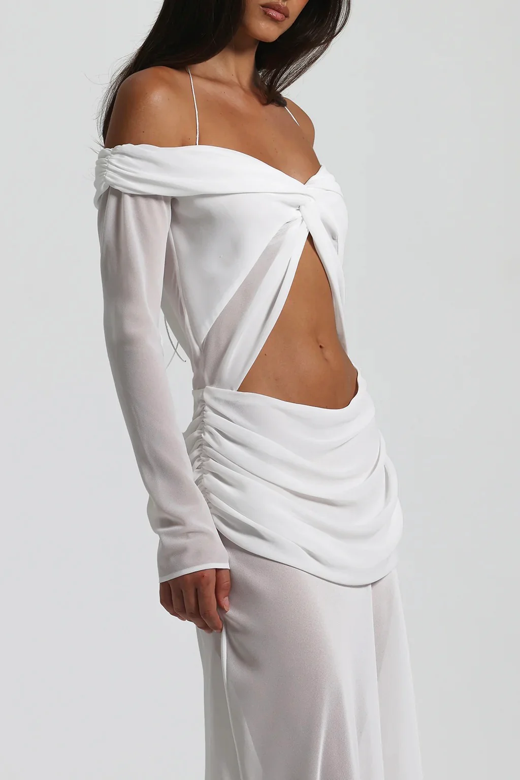 Natalie Rolt Emily Gown - White - Image 3