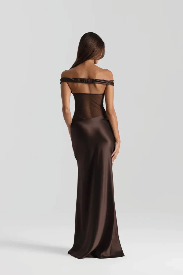 Natalie Rolt Gwyneth Gown - Espresso - Image 4
