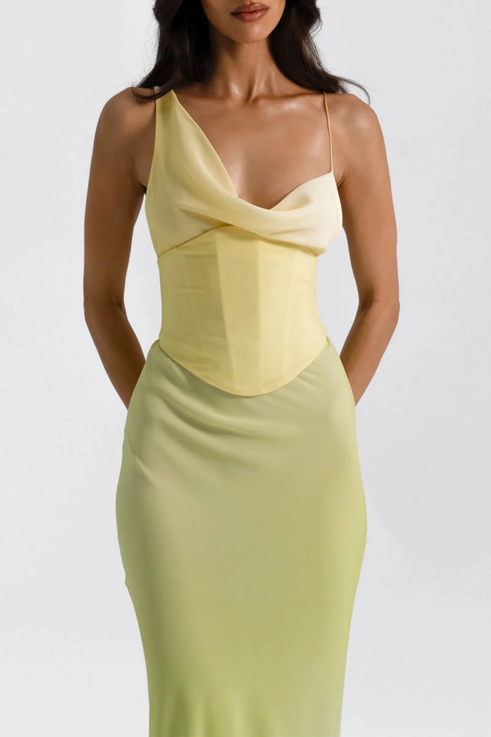 Natalie Rolt Hallie Gown - Citrus - Image 3
