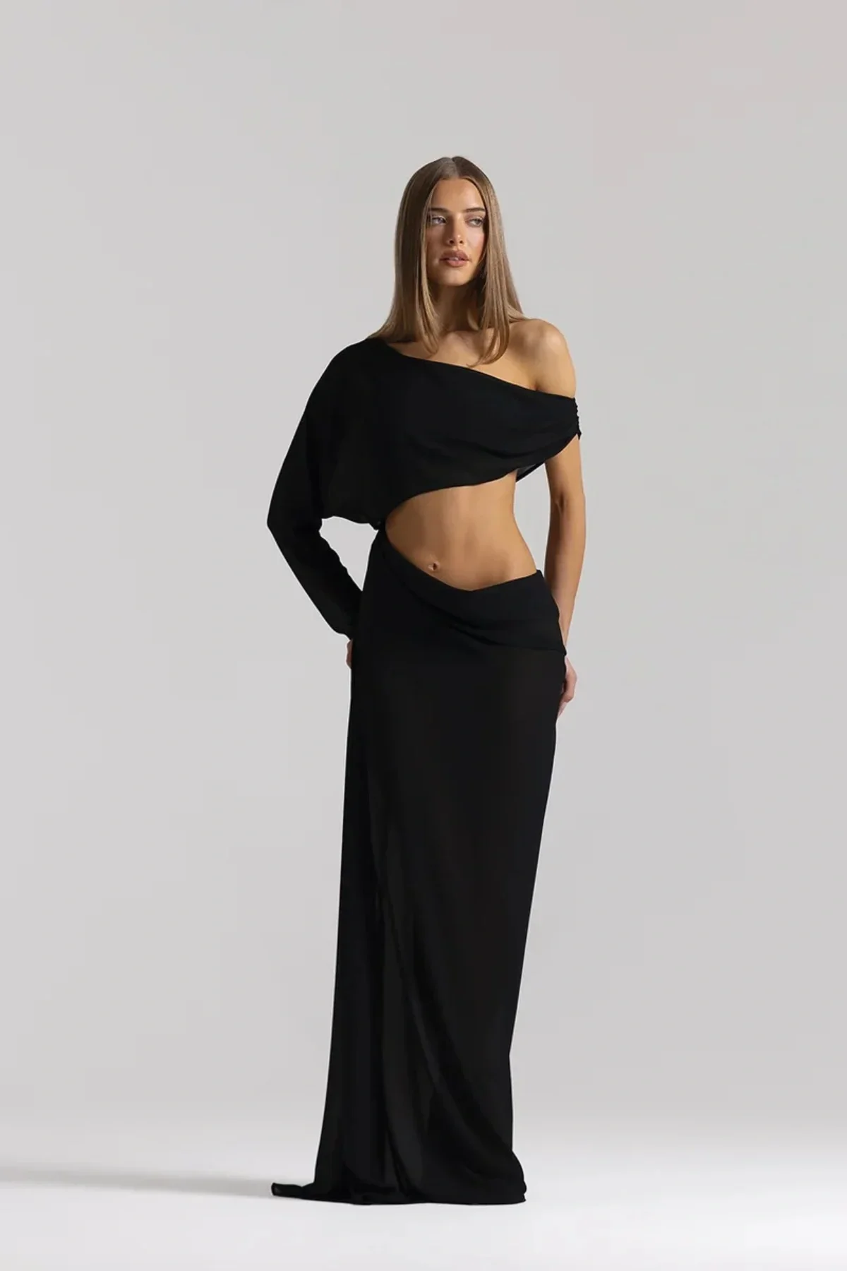 Natalie Rolt Imogen Maxi Dress - Black