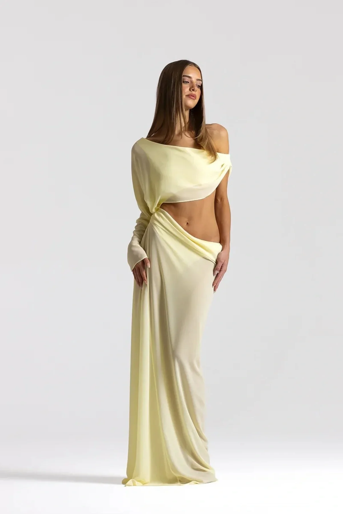 Natalie Rolt Imogen Maxi Dress - Butter - Image 2