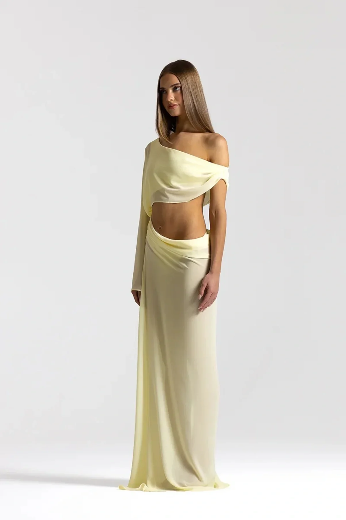 Natalie Rolt Imogen Maxi Dress - Butter - Image 4