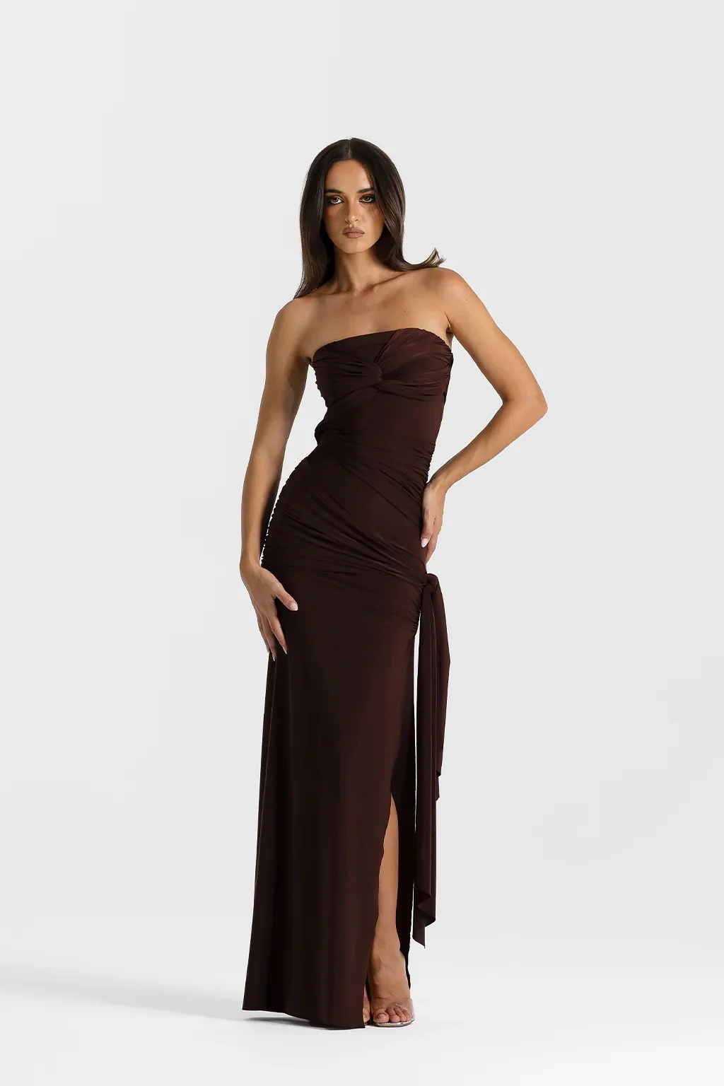 Natalie Rolt Miranda Gown - Espresso