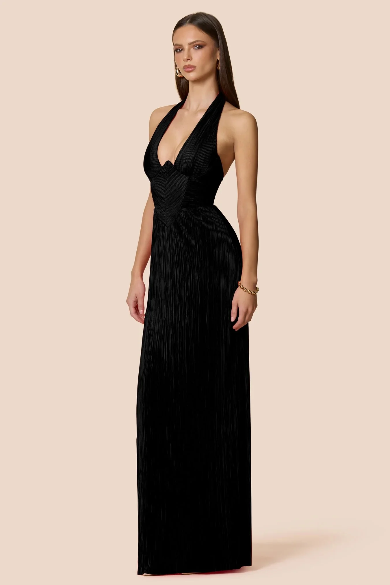 Nookie Belleza Gown - Black - Image 3