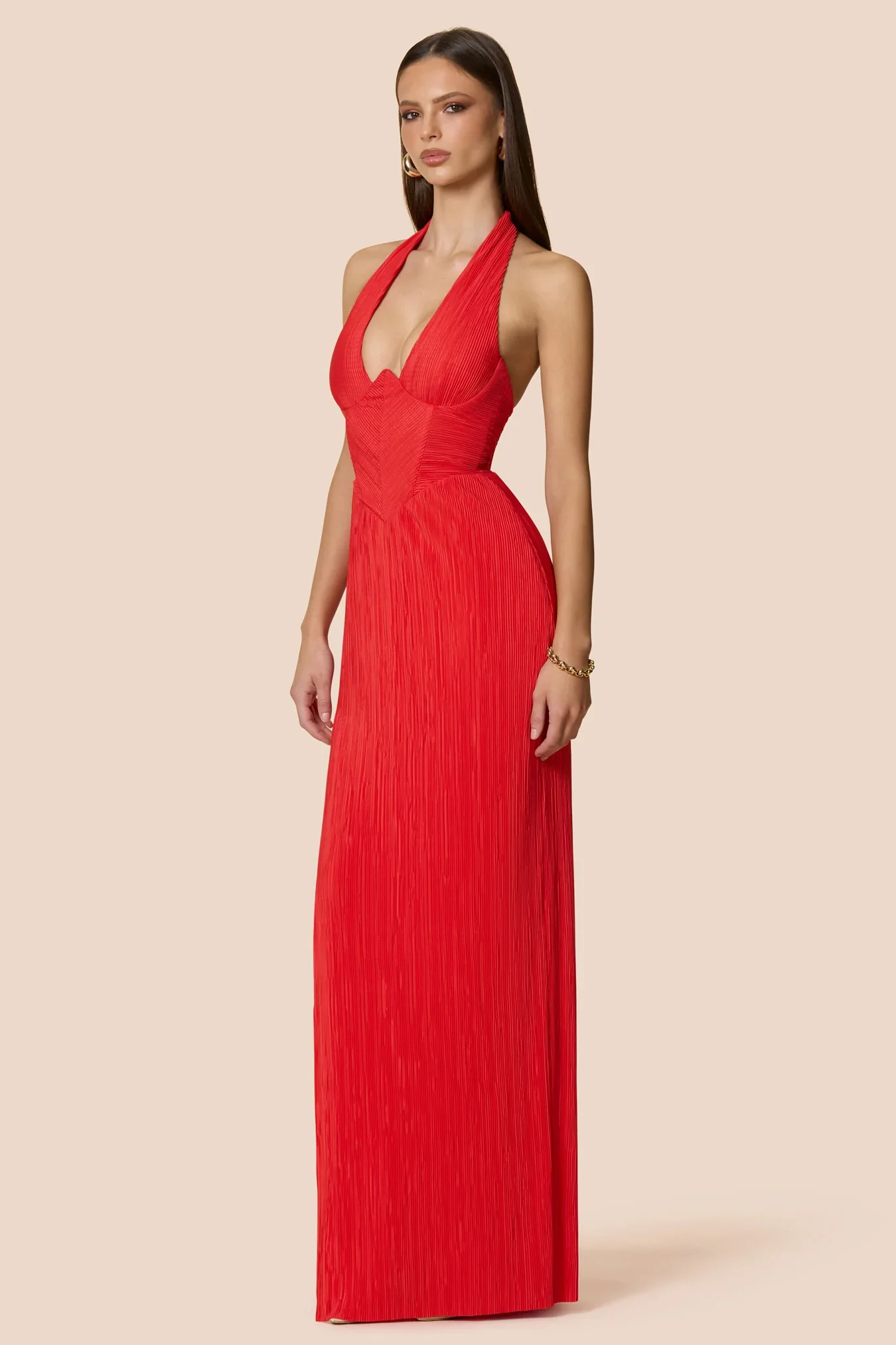 Nookie Belleza Gown - Cherry - Image 4