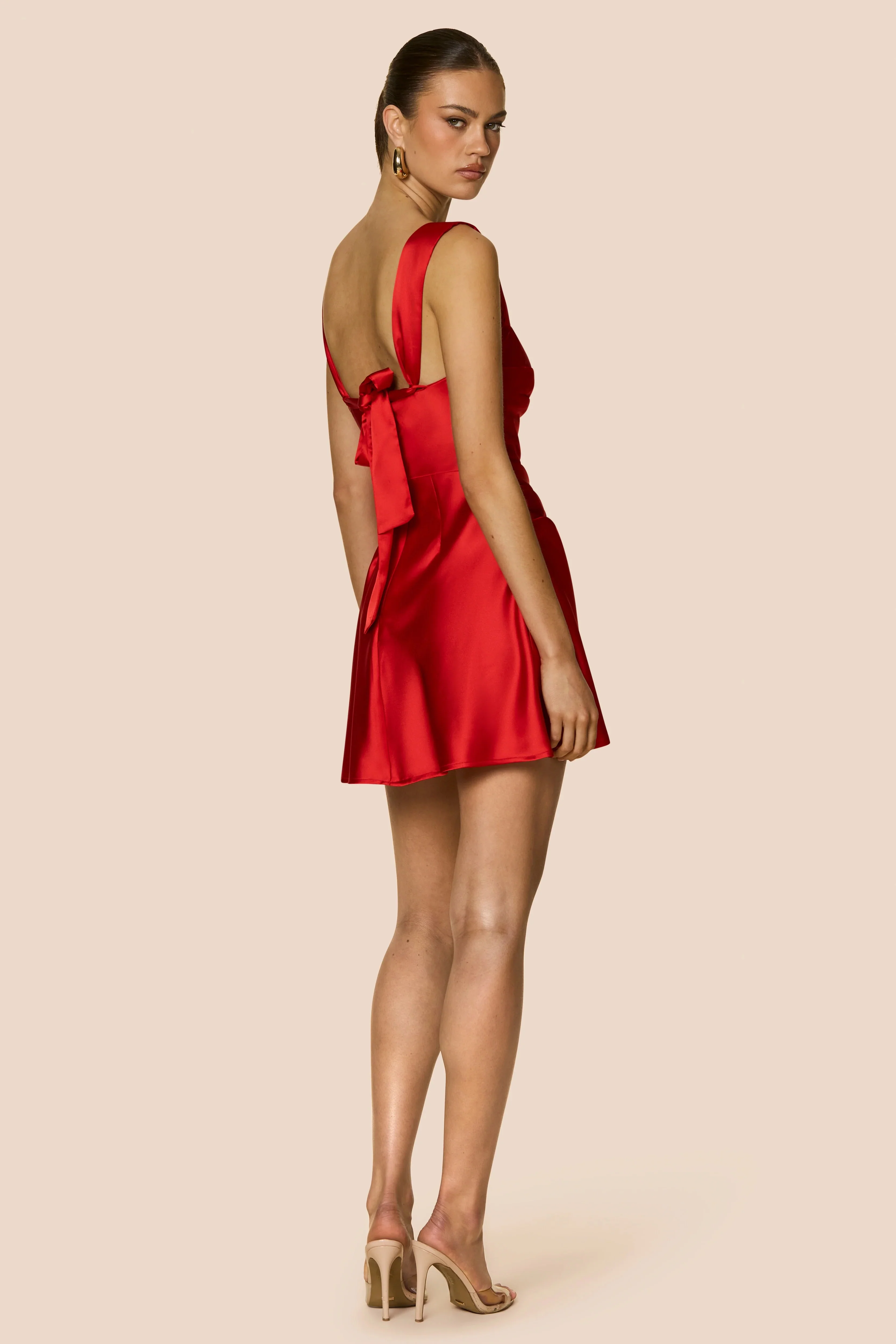 Nookie Dream Mini Dress - Red - Image 3