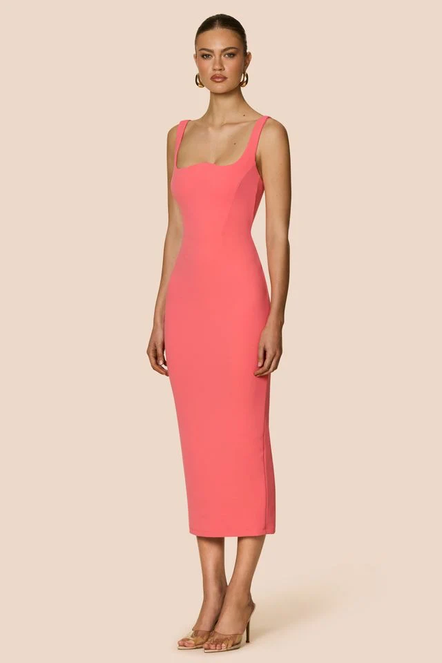 Nookie Elle Midi Dress  - Pink - Image 2