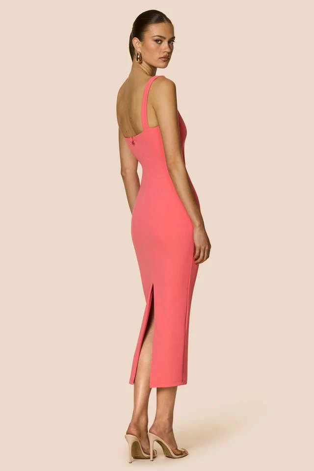 Nookie Elle Midi Dress  - Pink - Image 3