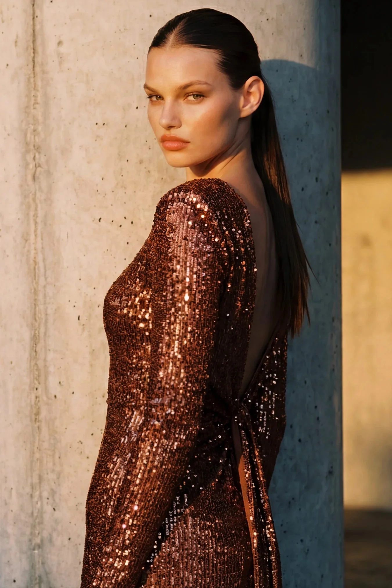 Nookie Halo 2-Way Maxi Dress - Toffee - Image 4